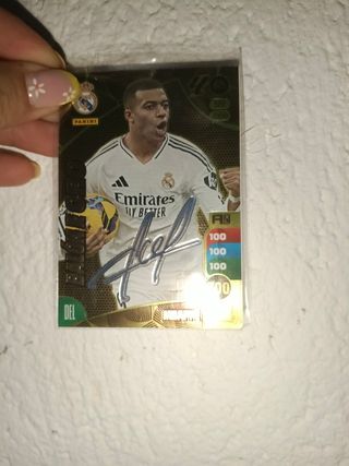 Carta Mbappé 2024/25 firmada