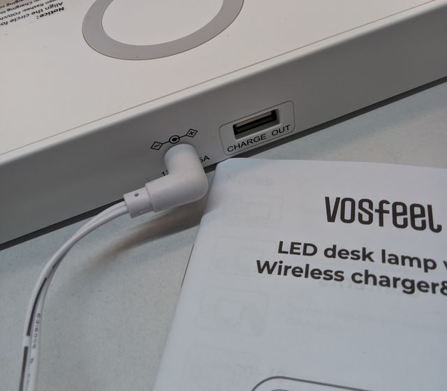 Orologio Luce da comodino ricarica wireless + USB