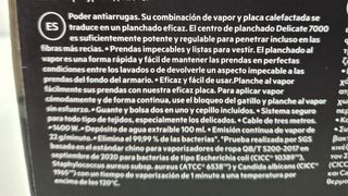 Plancha Vapor AEG Delicate 7000