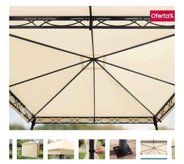 Carpa Bora Acero con Cortinas 3x4m