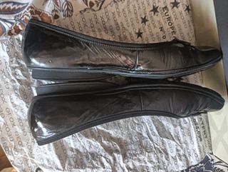 Bailarinas charol Geox piel negras talla 40
