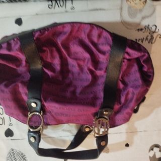 Bolso genérico, burdeos y negro