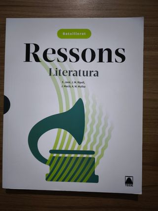 Ressons. Literatura 1 Batxillerat 9788430754106