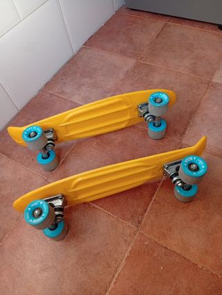2 Monopatines Decathlon Amarillos