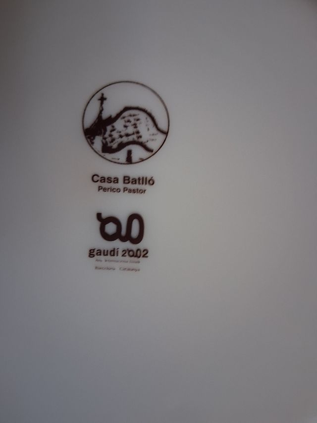 Piatti in porcellana Gaudí - 2 unità