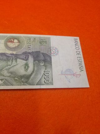 Billete 1000 Pesetas España 1992.