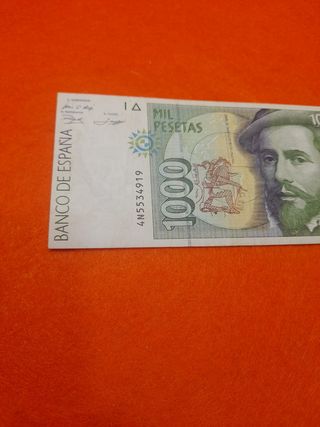 Billete 1000 Pesetas España 1992.