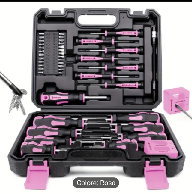 Set cacciaviti rosa 43 pz Affare 🔥