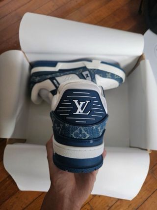 Zapatillas Louis Vuitton Trainer Azul denim 