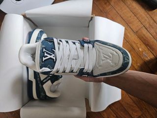 Zapatillas Louis Vuitton Trainer Azul denim 