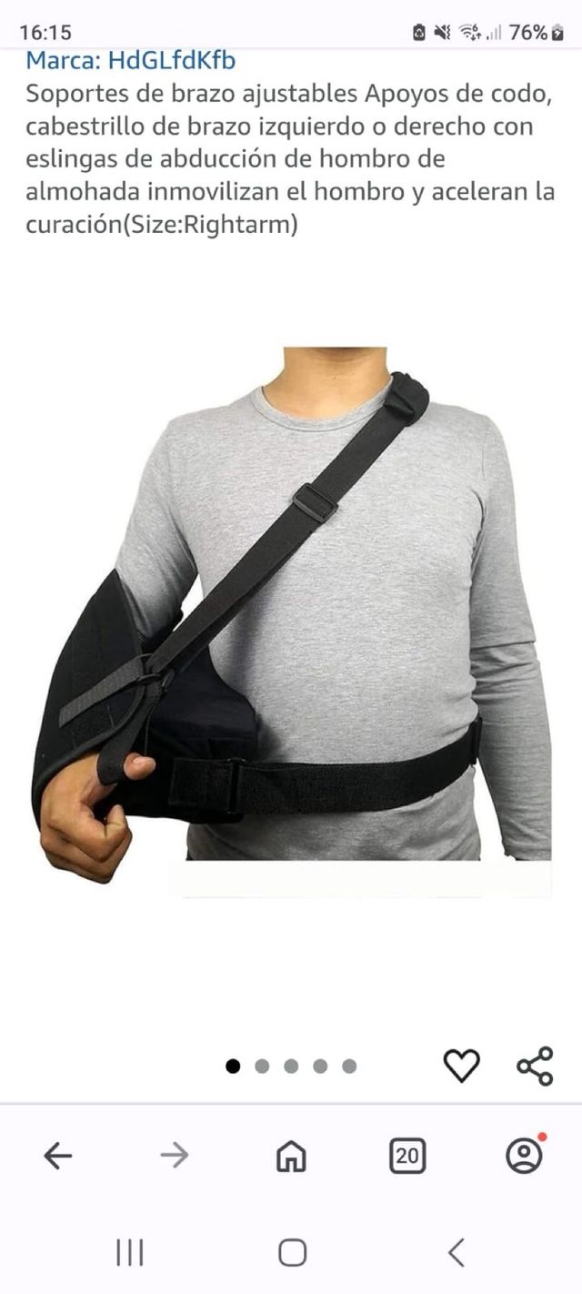 Cabestrillo brazo ajustable - HdGLfdKfb