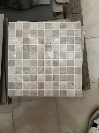 Piastrelle mosaico beige 
