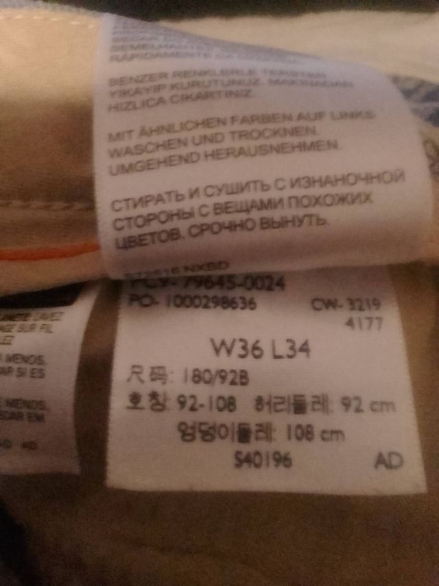 Dockers Alpha Khaki Pantalón Azul ,