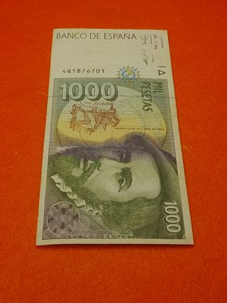 Billete 1000 Pesetas España 1992