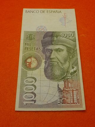 Billete 1000 Pesetas España 1992