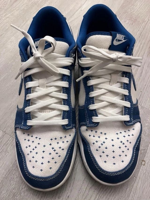 Nike Dunk Low Sashiko in blu industriale