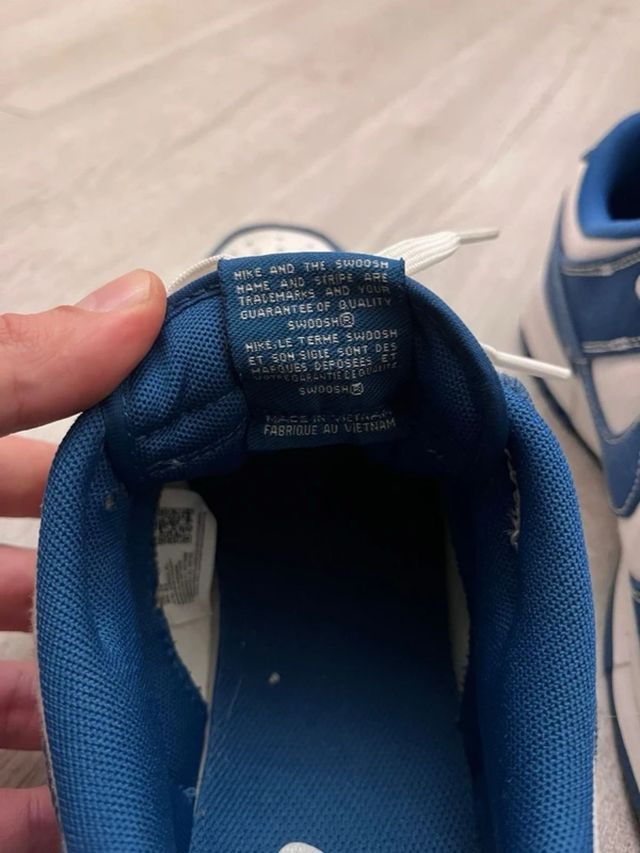 Nike Dunk Low Sashiko in blu industriale