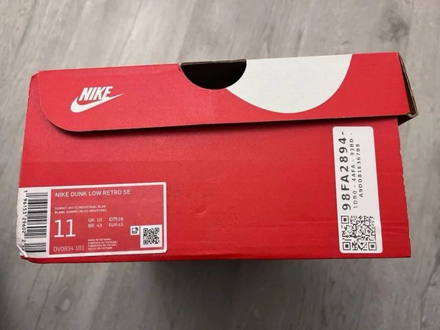 Nike Dunk Low Sashiko in blu industriale