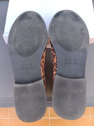 Botines leopardo mujer talla 41