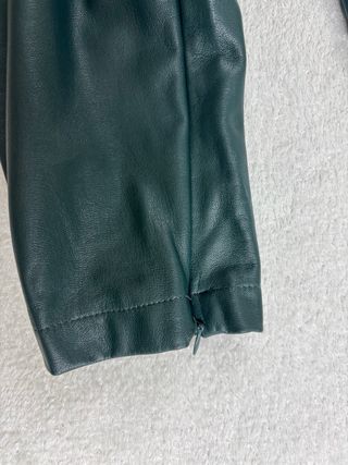 Leggings cuero sintético - Verde oscuro