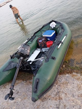 Zodiac neumática 
2 motores
