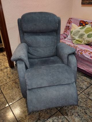 Sillón relax gris - Tela