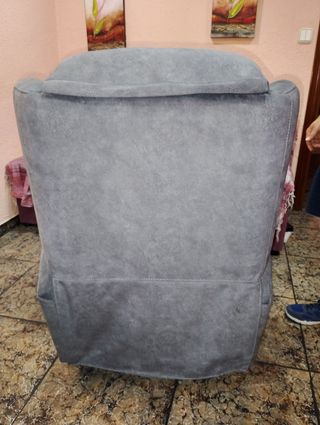 Sillón relax gris - Tela