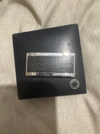 Pinza para billetes Montblanc - Negra y Plata