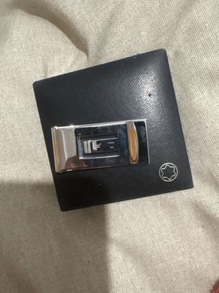 Pinza para billetes Montblanc - Negra y Plata