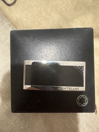 Pinza para billetes Montblanc - Negra y Plata