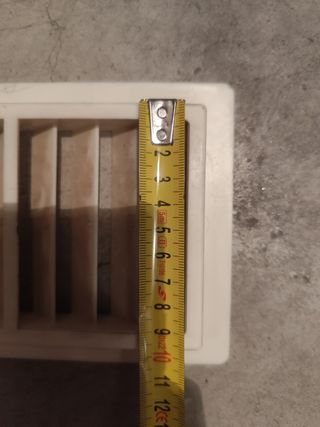 Rejilla ventilación baño