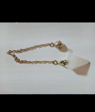 Péndulo de Cuarzo Blanco / transparente