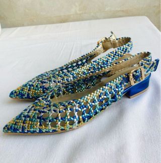 Zapatos tejidos multicolor