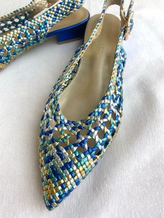 Zapatos tejidos multicolor