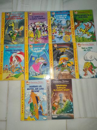 10 libros de Gerónimo Stilton 
