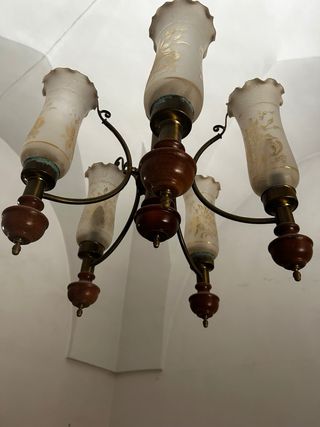 Lampadario vintage 5 luci