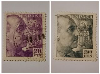 Sellos Franco y escudo