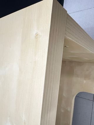Escritorio madera beige