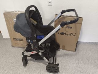 Carro y Silla mecedora bebé 