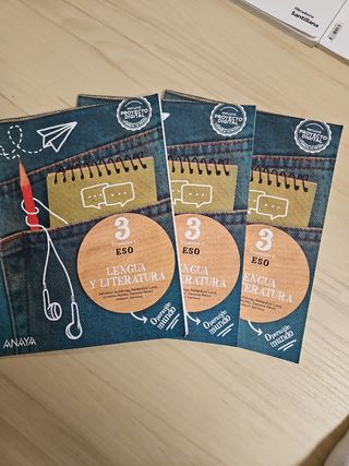 Libros 3 ESO Sanxillao