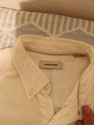 Camisa Jack & Jones XL blanca.