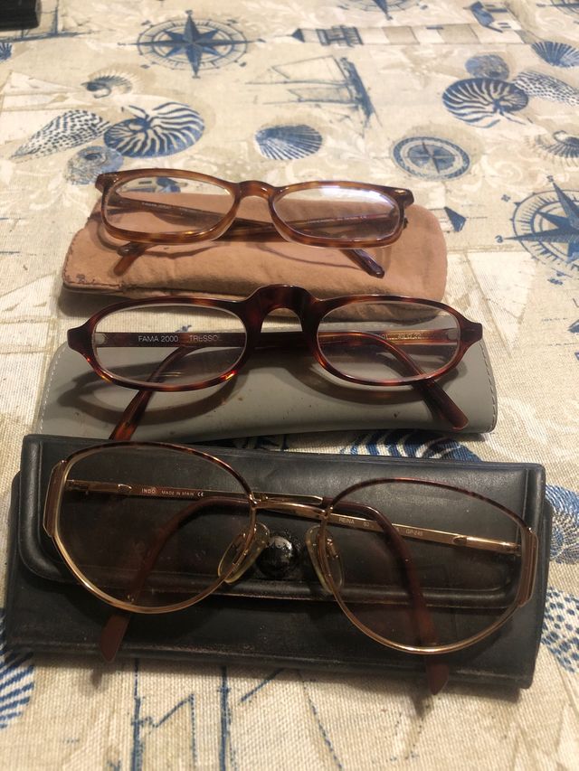 3 Gafas Vintage FAMA 2000, INDO, REINA