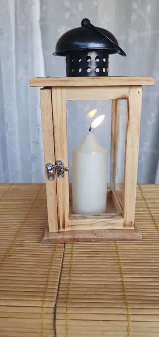 Farol madera vela decorativo 20 unidades