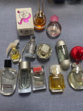 12 Miniaturas Perfume Variadas