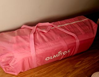 Cuna viaje OLMITOS plegable rosa