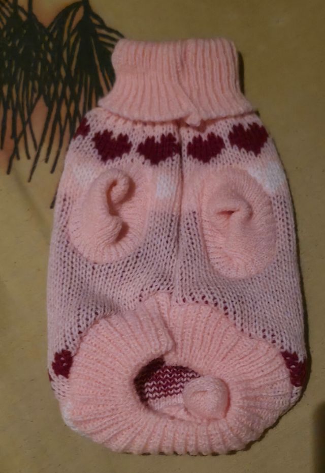 Suéter tejido para mascota