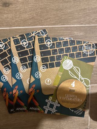 Libro cuarto de la eso, lengua y literatura Ana