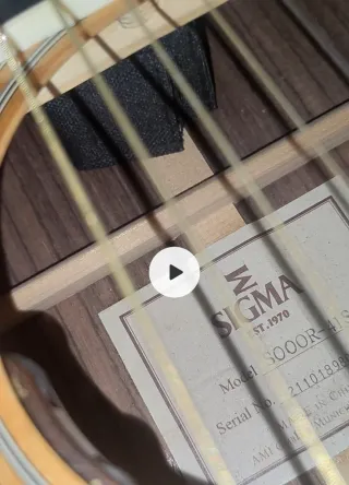 Guitarra acústica Sigma S00041-SP alta gama solida