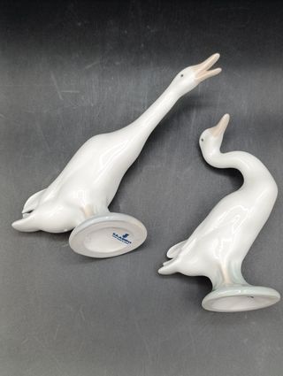 Figuras patos Lladró porcelana