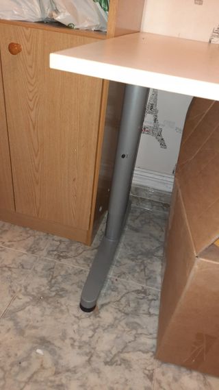 Mesa escritorio blanca